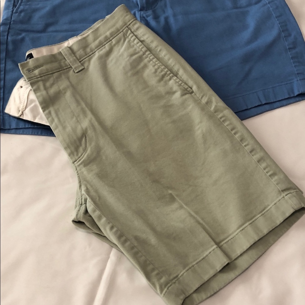 Set of (4) J. Crew Men's Casual Shorts - Orange, Blue, Green, and Navy - Picture 10 of 10